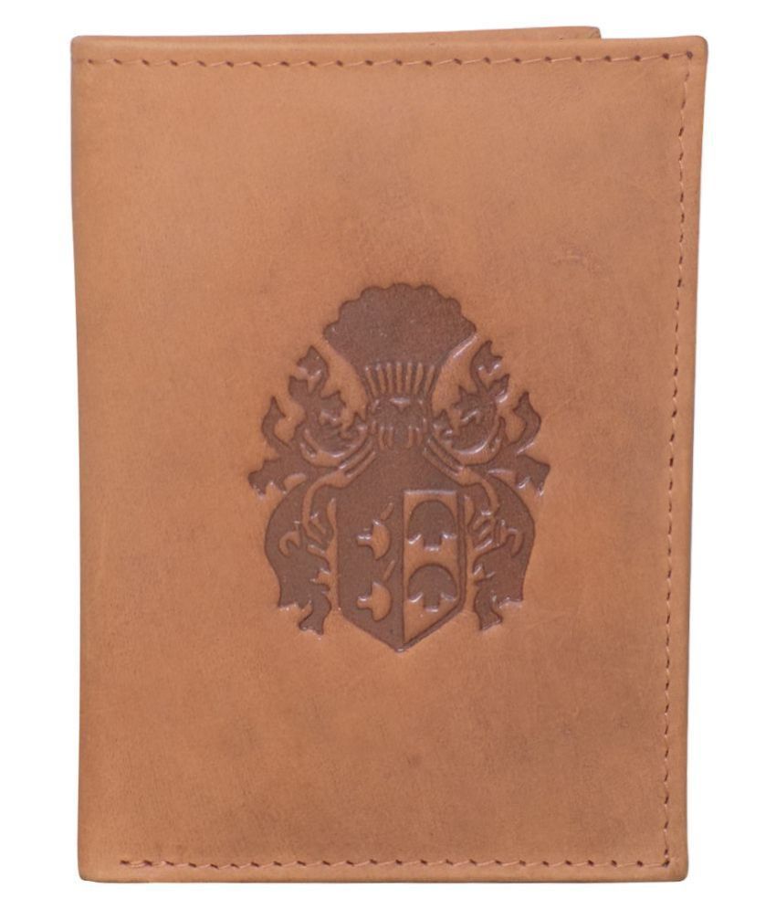     			Style 98 Bi-Fold Tan Travel Card Holder