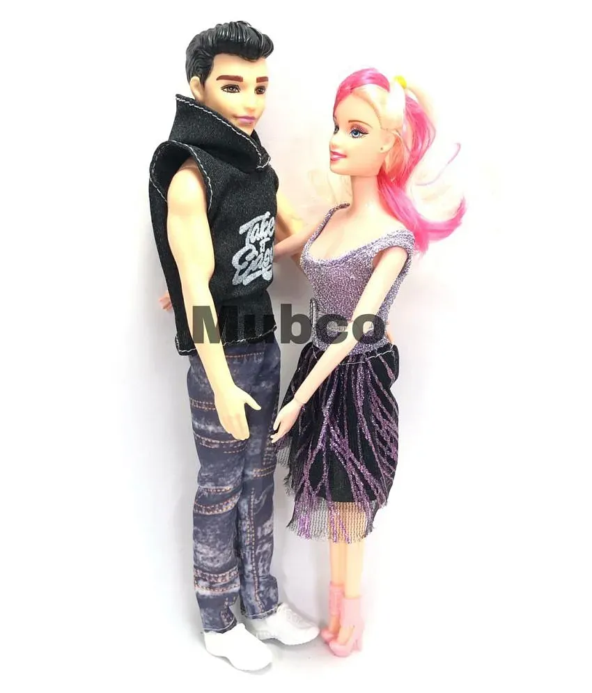 Mubco Barbie and Ken Couple Doll Set Black Buy Mubco