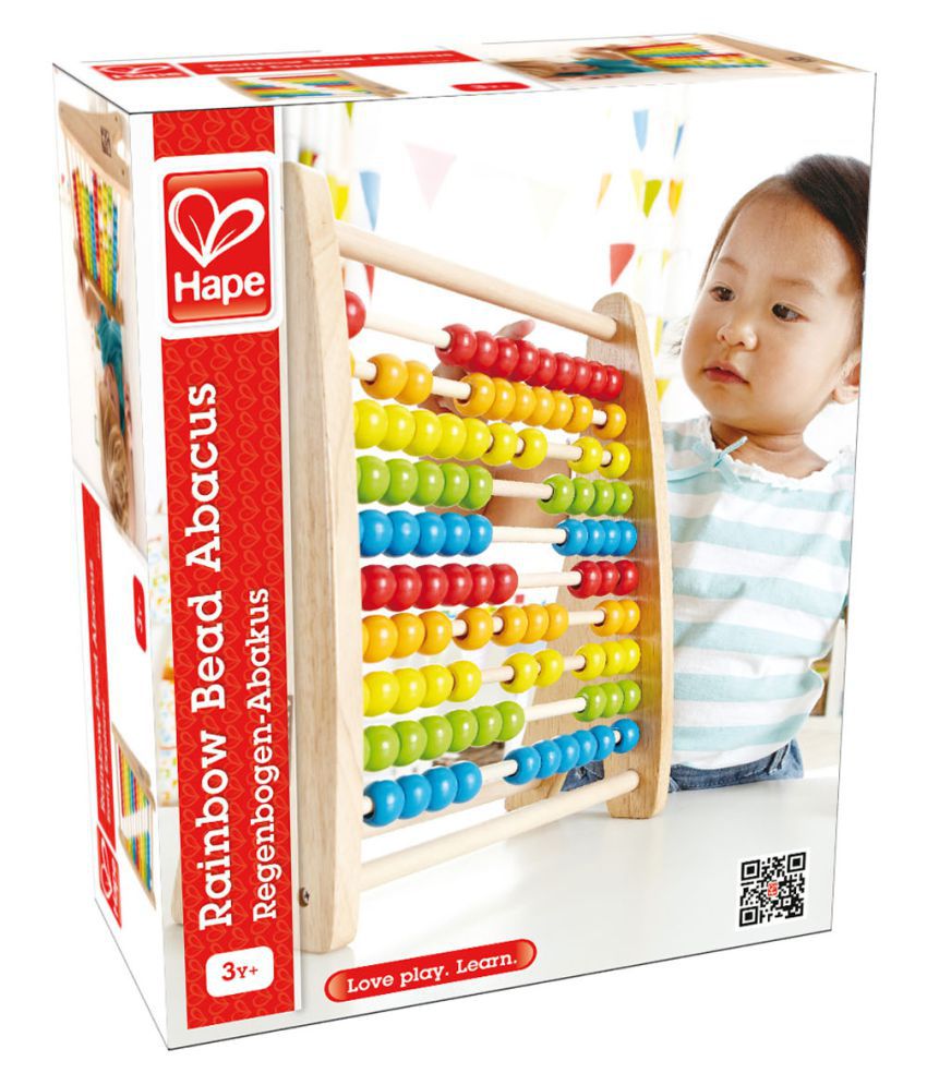 wooden abacus rainbow