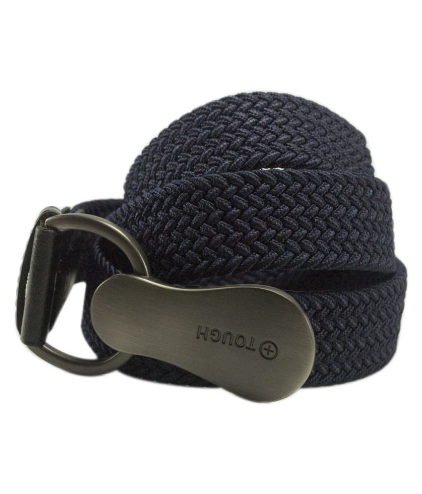 blue fabric belt