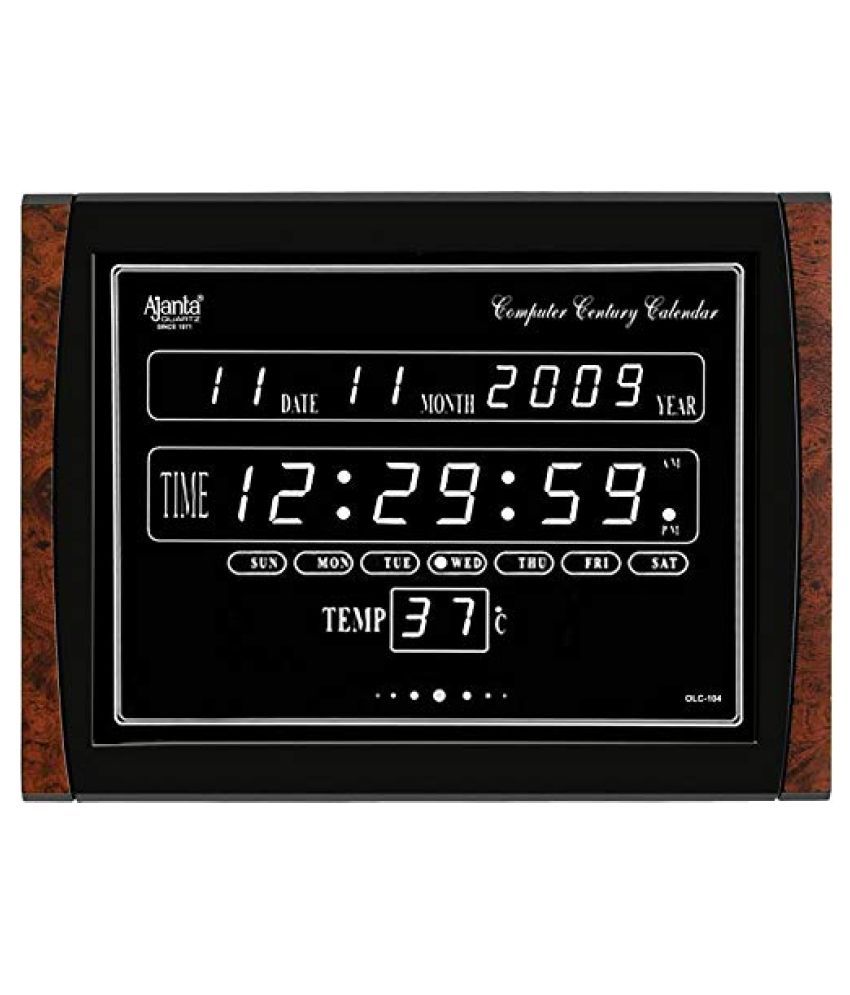 Ajanta Rectangular Digital Wall Clock ( 4 x 6 cm ) Buy Ajanta Rectangular Digital Wall Clock