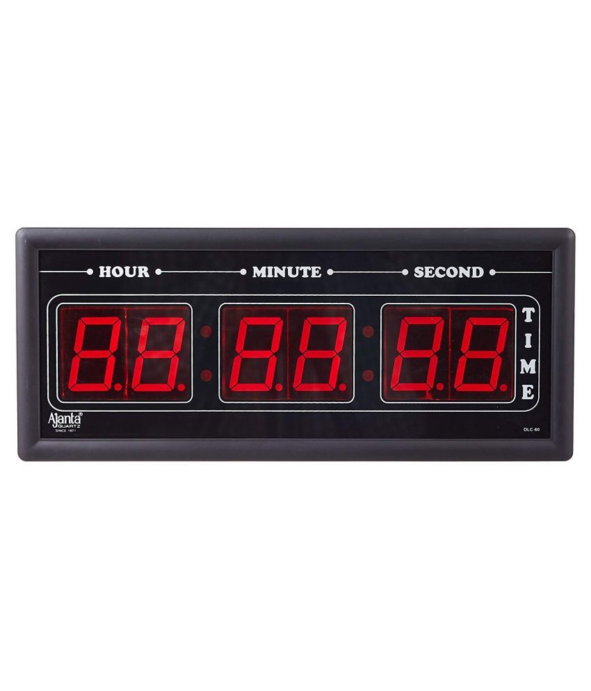 Ajanta Rectangular Digital Wall Clock 4 X 6 Cm Buy Ajanta Rectangular Digital Wall Clock 4 X 6 Cm At Best Price In India On Snapdeal