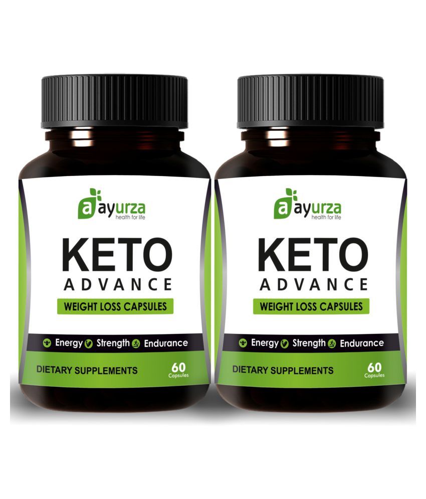Aayurza Keto Capsules for Weight Loss Natural 800 MG Capsule 120 no.s