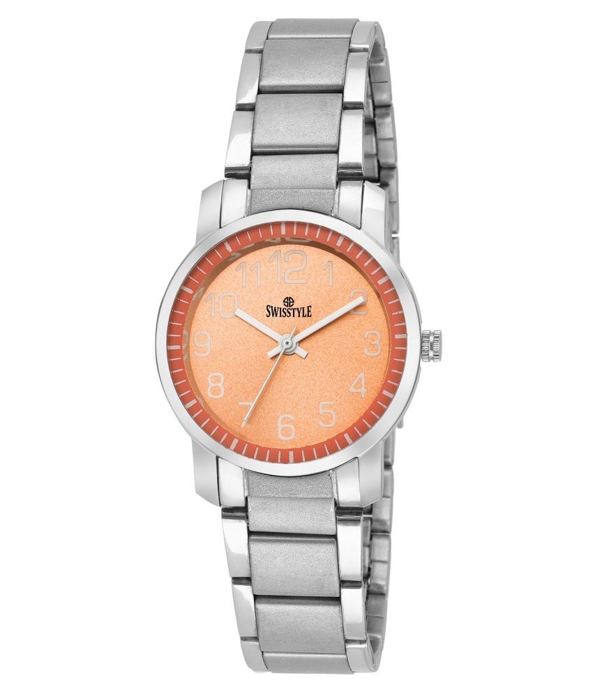     			Swisstyle Stainless Steel Round Womens Watch