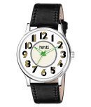 HMTI 1605 White Leather Analog Men's Watch