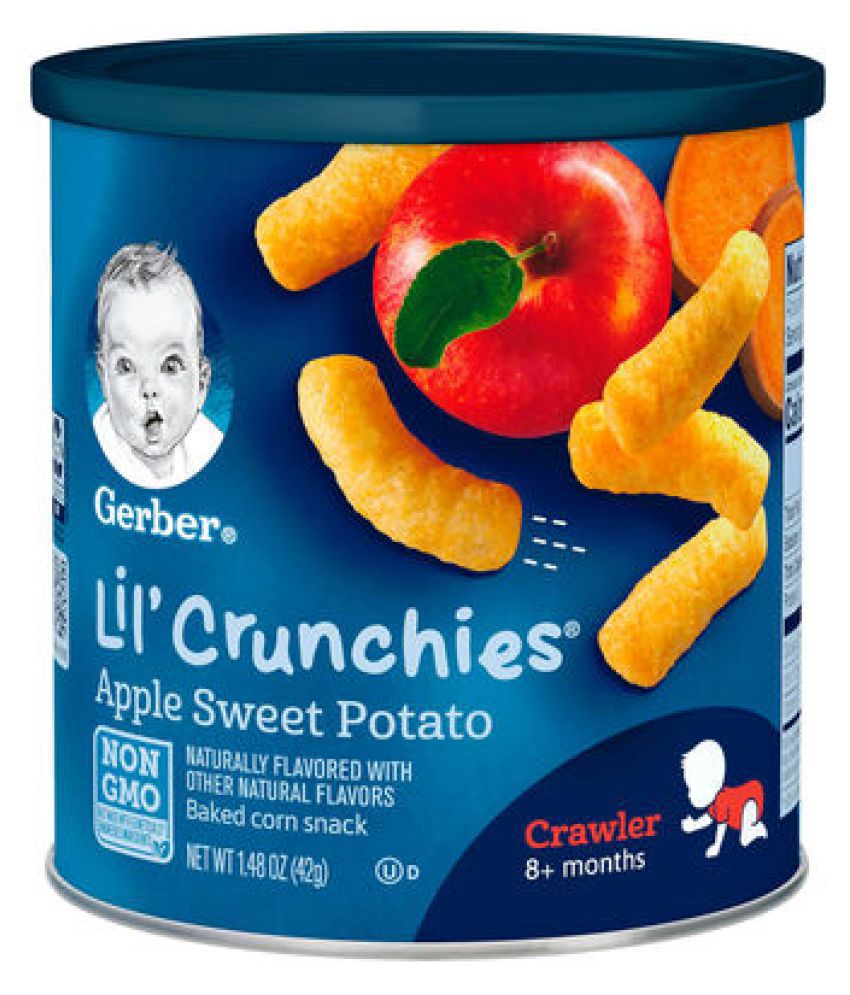 Gerber Baby Food Apple Sweet Potato Snack Foods For 6 Months 42 Gm