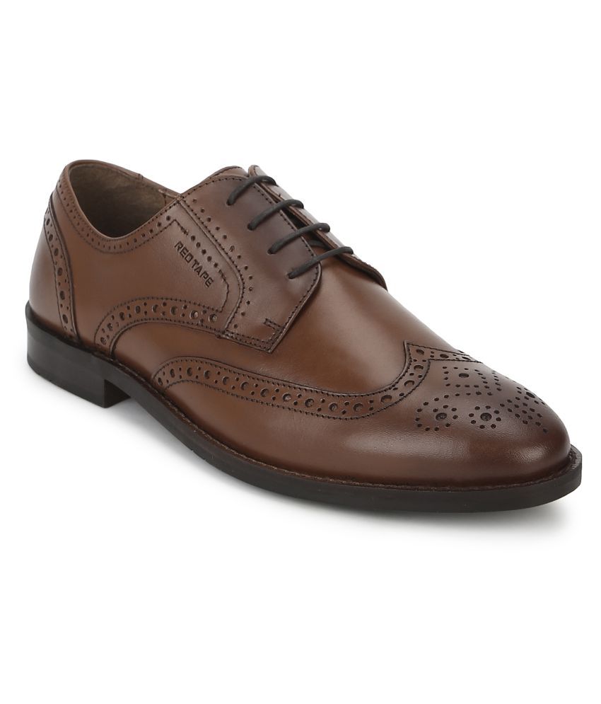 red tape derby formal shoes
