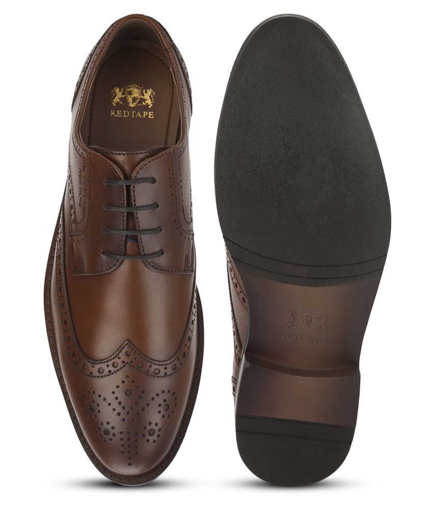 red tape derby formal shoes