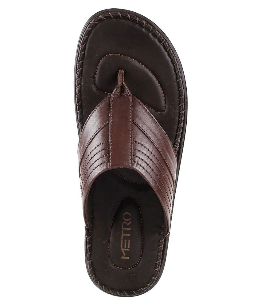 metro slippers for gents