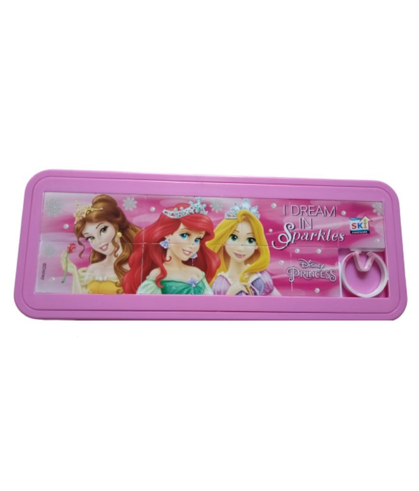 disney princess puzzle pencil box