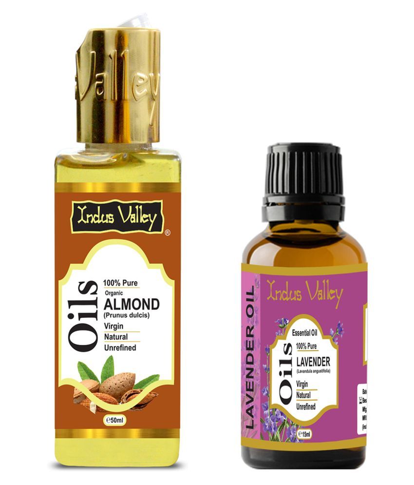 Indus Valley Lavender Ess. Oil amp; Almond Carrier Oil 65 g