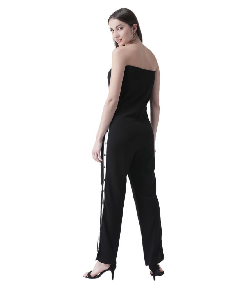 black cotton jumpsuit