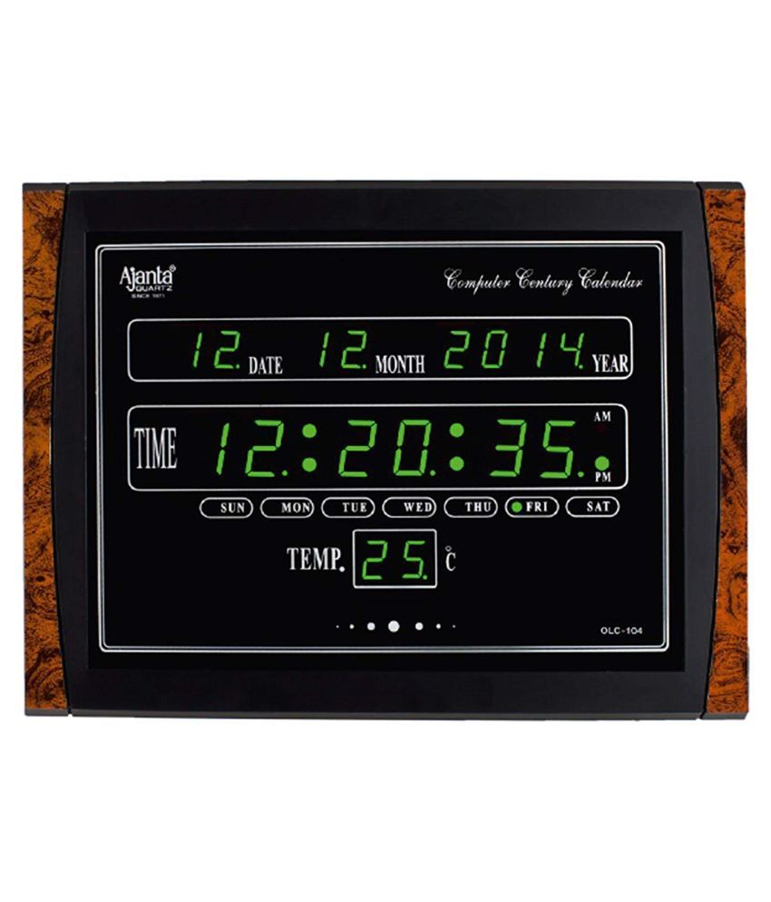 Ajanta Rectangular Digital Wall Clock ( 4 x 6 cm ) Buy Ajanta Rectangular Digital Wall Clock