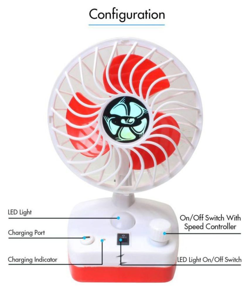 USB Light & Fan Combo Multicolour Pack of Pack of 1 Buy