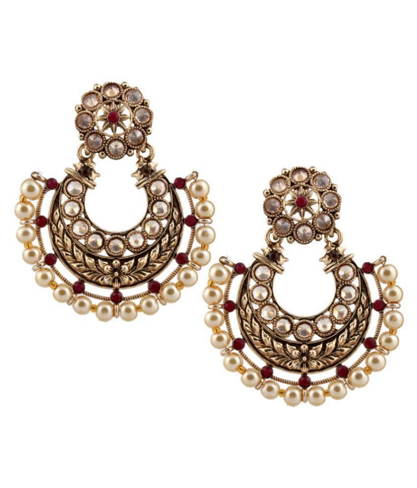     			Piah Fashion Beguilling Gold Plated Jewellery Earring For Women,