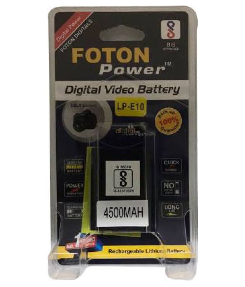 Lc-e10 Battery Charger Best Buy Homesuit LP-E10 Batterie 1600mAh