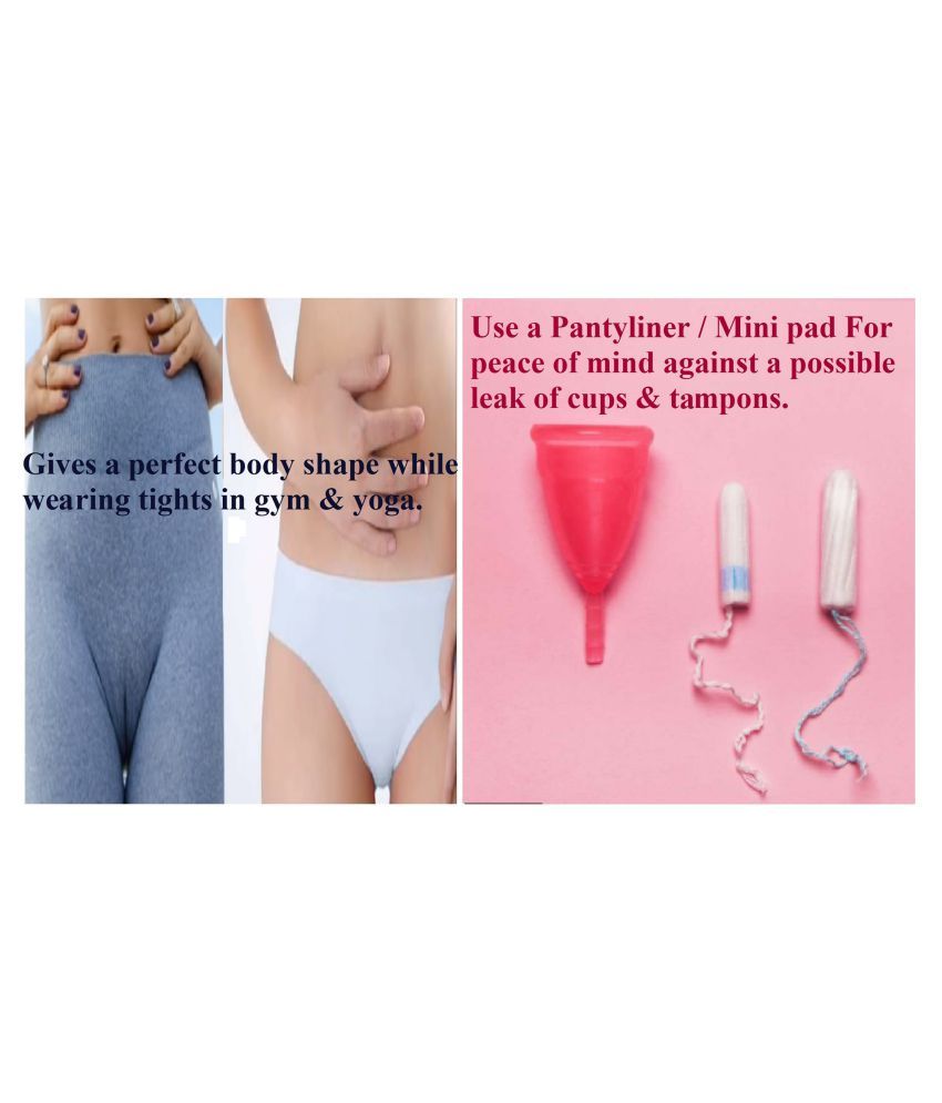 Manvicare Cotton Panty liners Size 185mm 80 Panty Liners Pack of 4