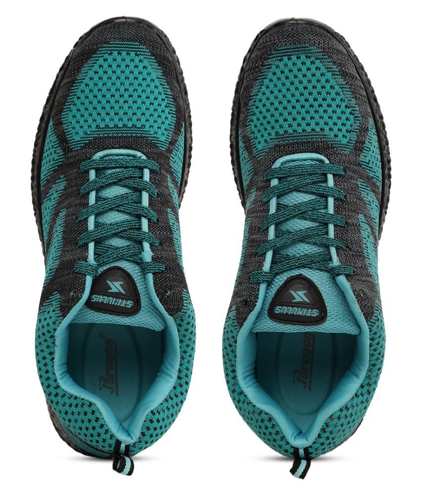 turquoise and grey sneakers