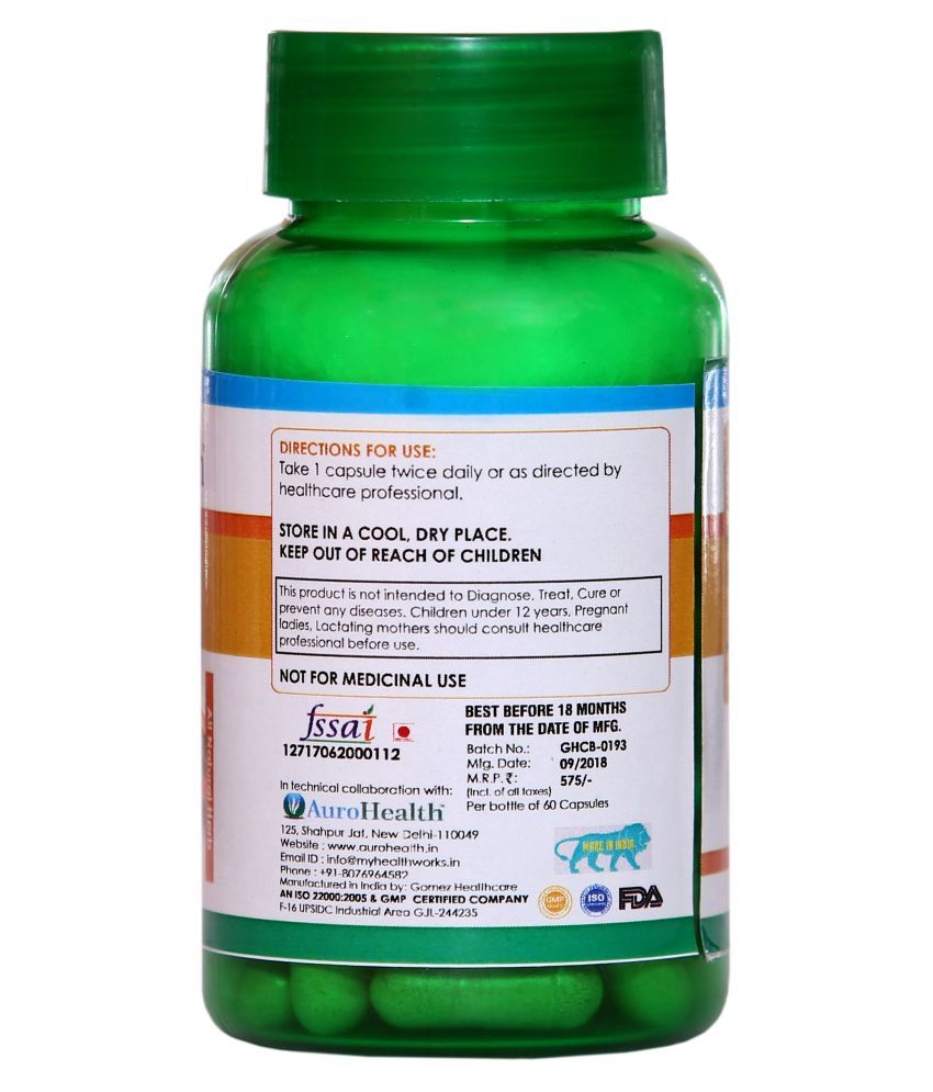 AuroHealth Papaya Leaf Extract for platelets Capsule 2000 no.s Buy