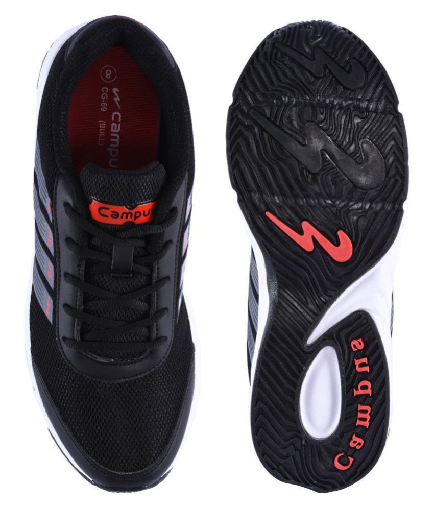 Buy Campus BULL Black Men's Sports Running Shoes Online at Best Price in India Snapdeal