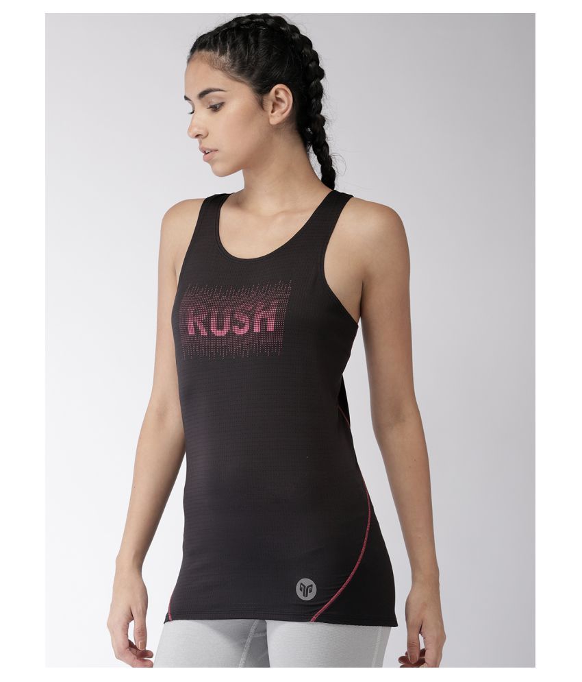 Buy 2go Black Polyester Tank Tops Online at Best Prices in India - Snapdeal