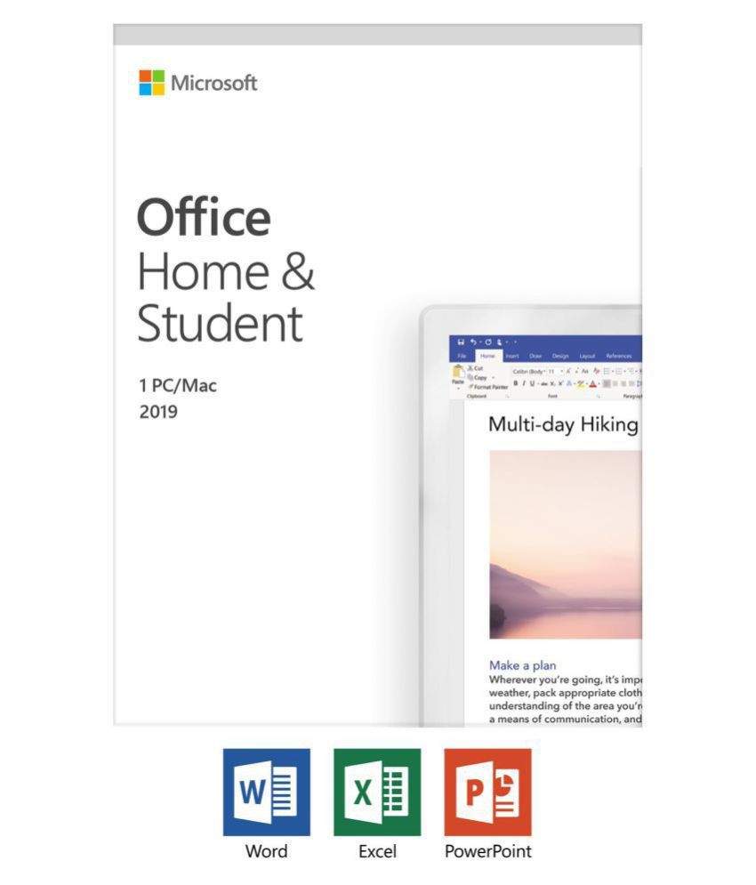 Microsoft office student free mac