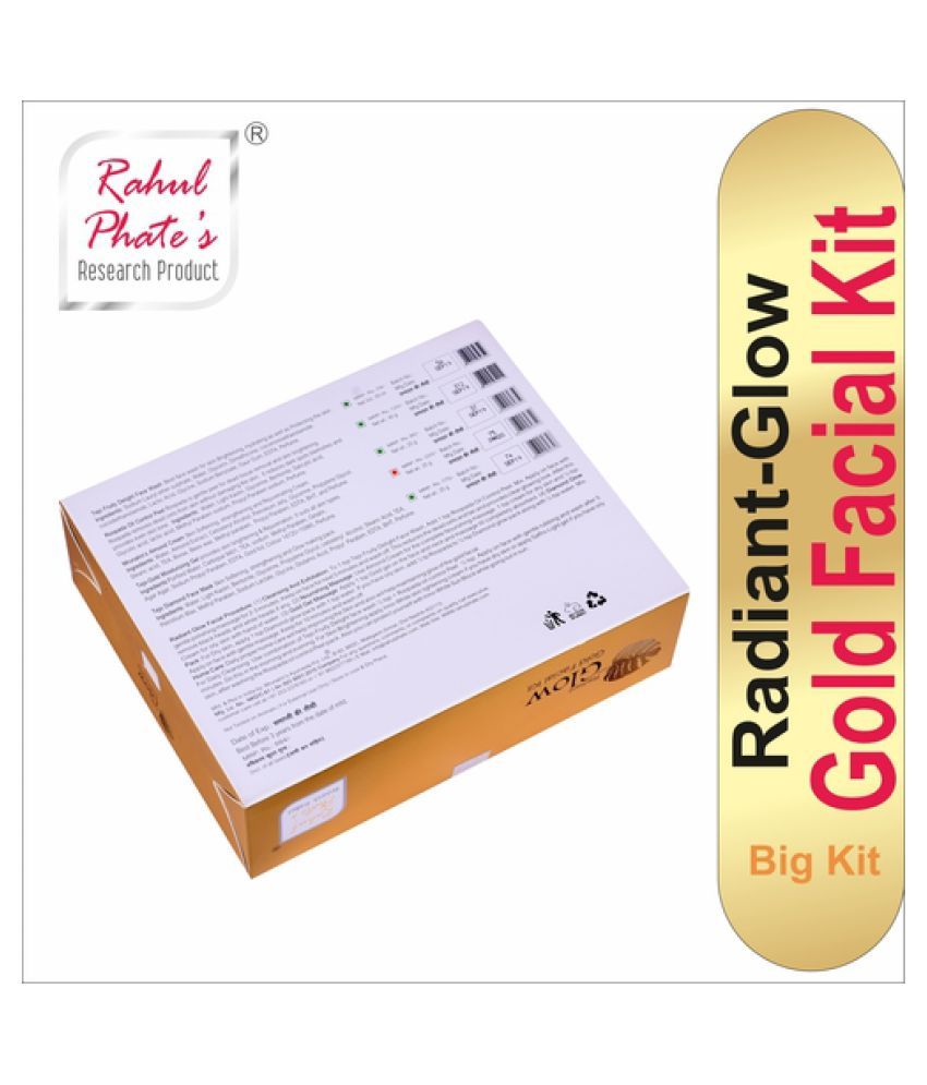 radiant glow gold facial kit