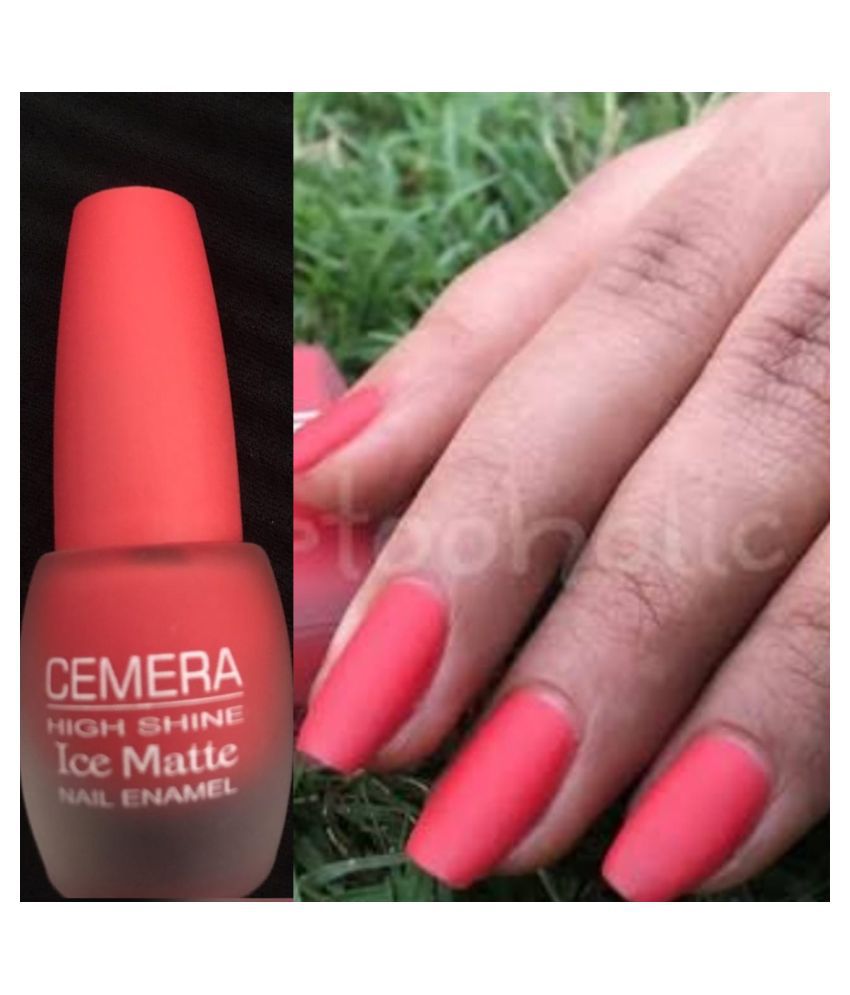 Cemera Ice Matte Nail Polish Multi Matte 21 mL: Buy Cemera Ice Matte Nail  Polish Multi Matte 21 mL at Best Prices in India - Snapdeal