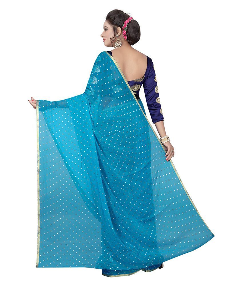 gown from chiffon saree