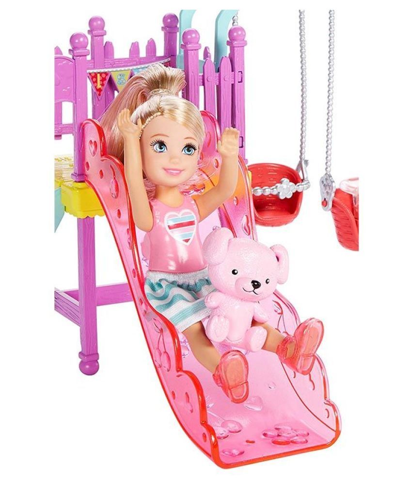 barbie chelsea fire truck playset