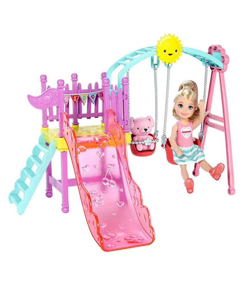 barbie chelsea fire truck playset