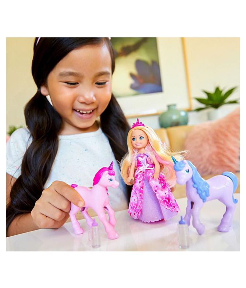 barbie princess doll and unicorn