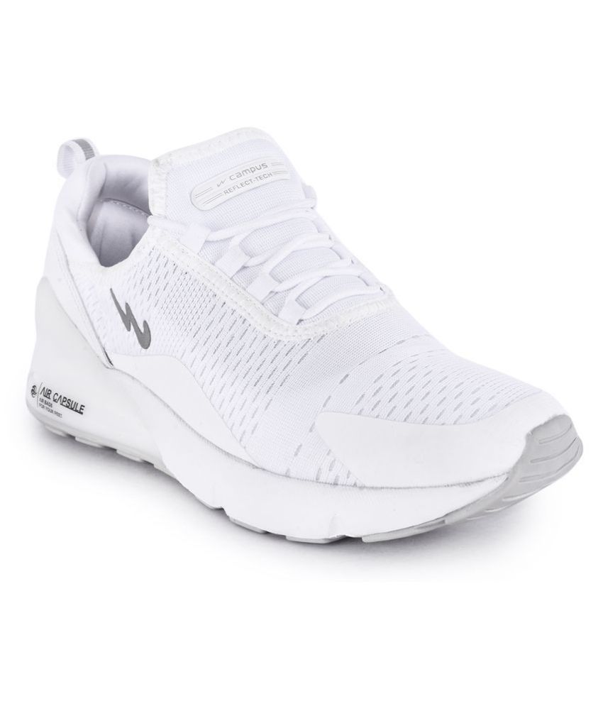     			Campus DRAGON White  Men's Sports Running Shoes