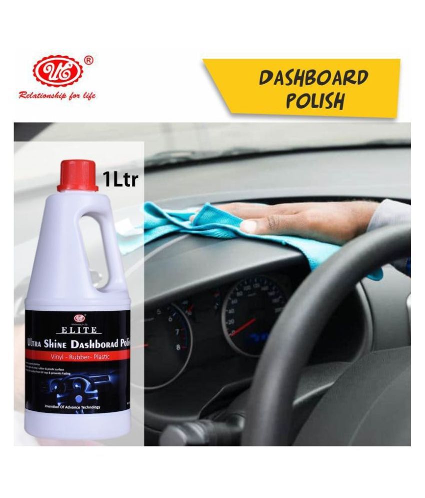     			Dashboard Polish or Cleaner For All Cars and Bike Matte Finish For Plastic, Rubber and Leather Seat (1Ltr)