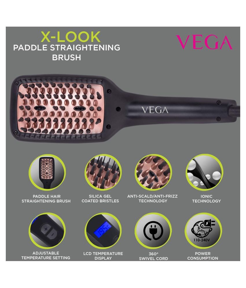 vega x look paddle straightening brush review