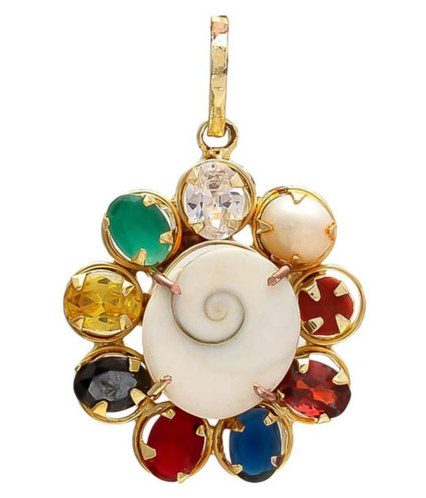     			NAVRATAN PENDANT WITH GOMTI CHAKRA FOR MEN AND WOMEN