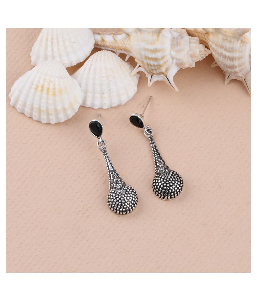     			SILVER SHINE Party Wear Stylish Charm look  Dangle Earring For Women Girl