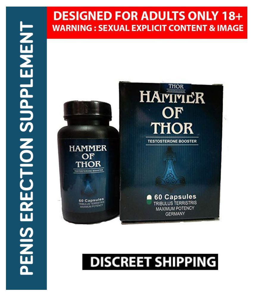 Hammer Of Thor 60 Capsule ultimate Power Booster: Buy ...