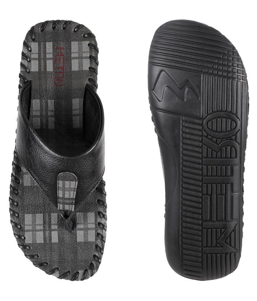 metro slippers for gents