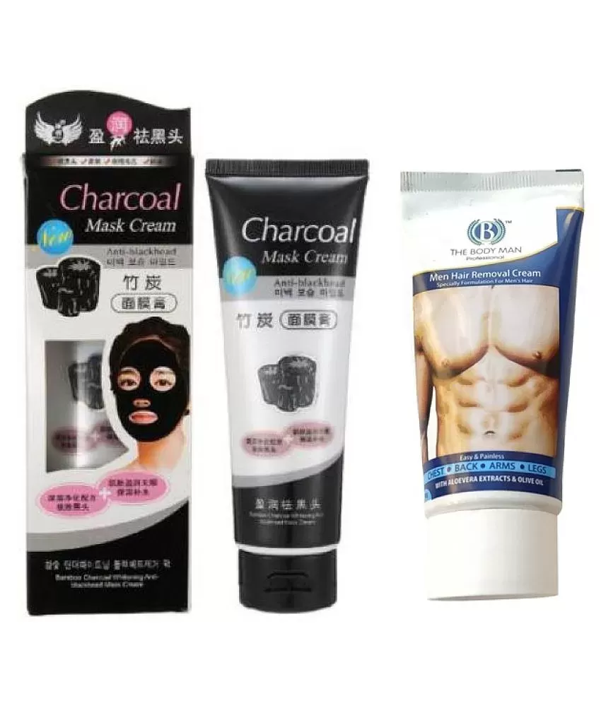 Thrice grow Skin Whitening charcoal Peel Off Mask Packaging Size 100 Gm