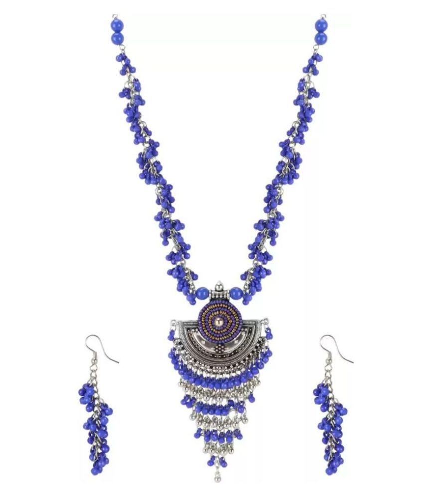     			Bhagya Lakshmi - Multicolor Alloy Necklace Set ( Pack of 1 )