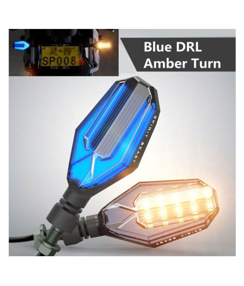 Blinker Led Signal Indicator Drl Light For Honda Cb Hornet 160r Blue And Amber Buy Blinker Led Signal Indicator Drl Light For Honda Cb Hornet 160r Blue And Amber Online At Low