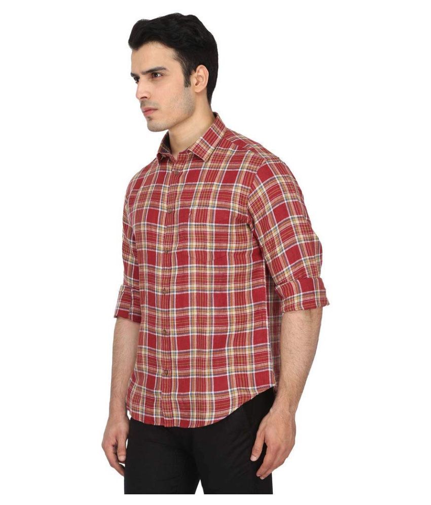 indian terrain red shirt