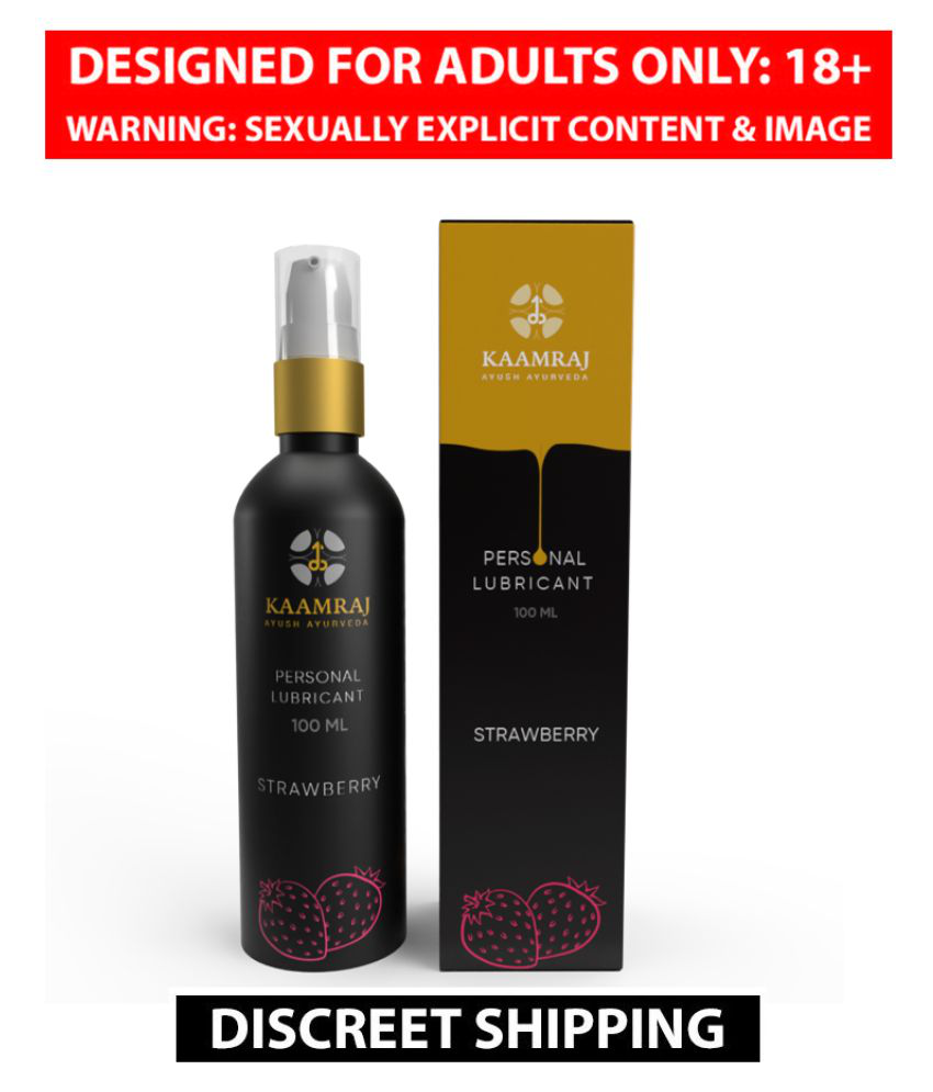 Kaamraj Strawberry Flavor Sex Lubricant And Edible Massage Oil Water 