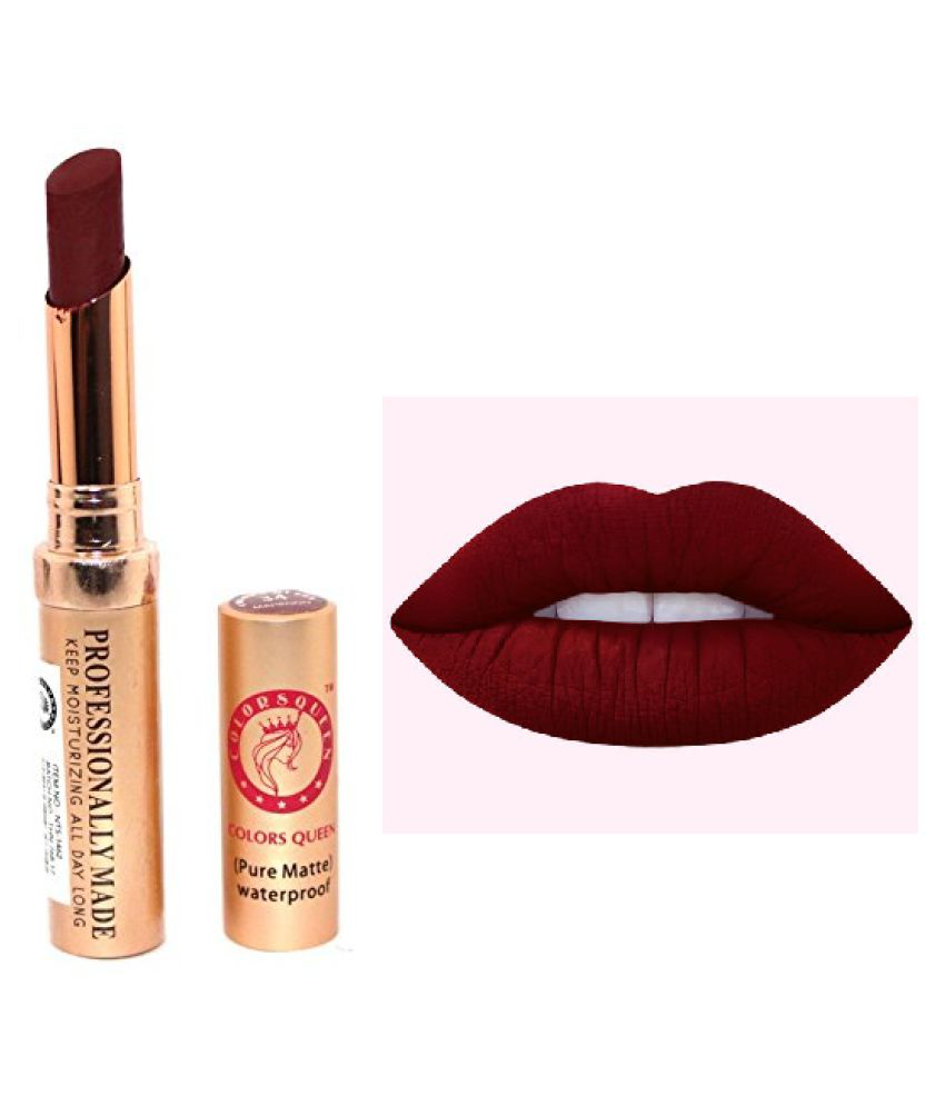     			Colors Queen Lipstick Maroon SPF 15 10 g