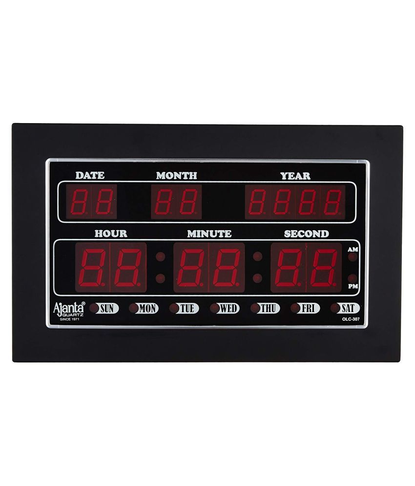 Ajanta Rectangular Digital Wall Clock ( 4 x 6 cm ) Buy Ajanta