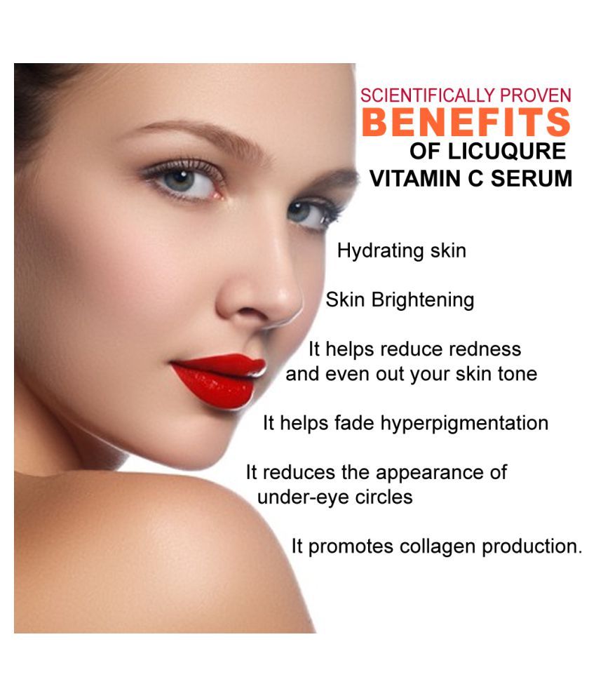 Licuqure Vitamin C Serum With Hyaluronic Acid Skin ...