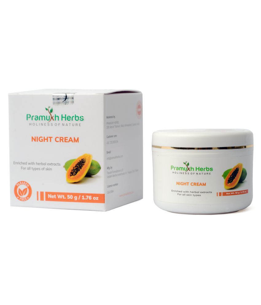 best herbal night cream