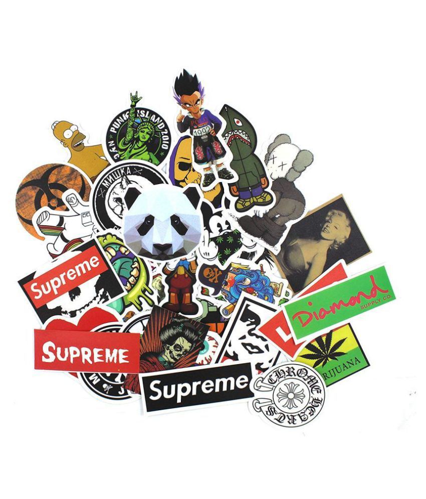 TopNotch PVC Decals Stickers [100 Pcs] Cool Latest Funky Stickers for