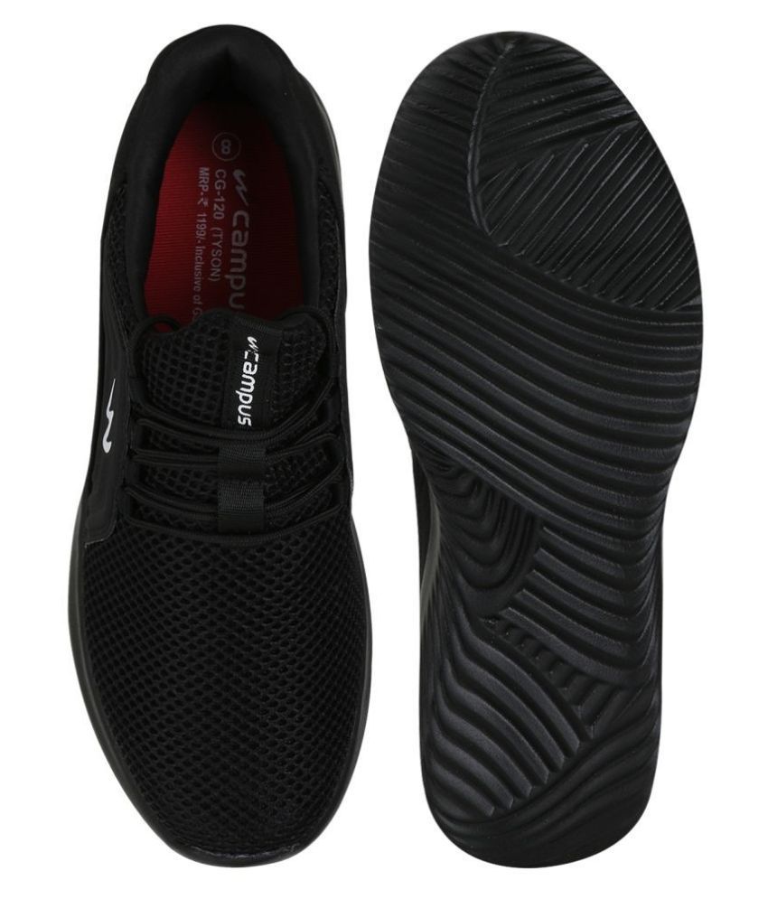 Campus TYSON Black Running Shoes - Buy Campus TYSON Black Running Shoes Online at Best Prices in 